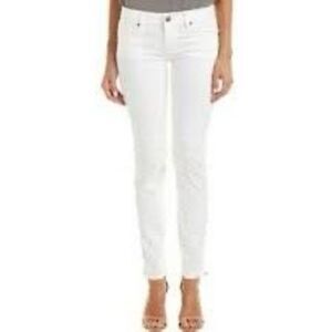 CAbi Slim White Skinny Jeans
